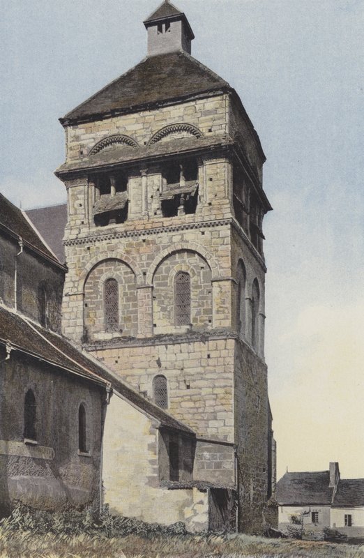 Vertus, Kerk, Toren NW door French Photographer