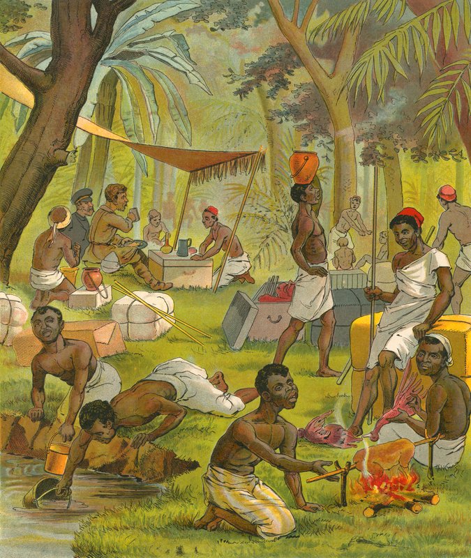 Een pauze in Afrika door French School