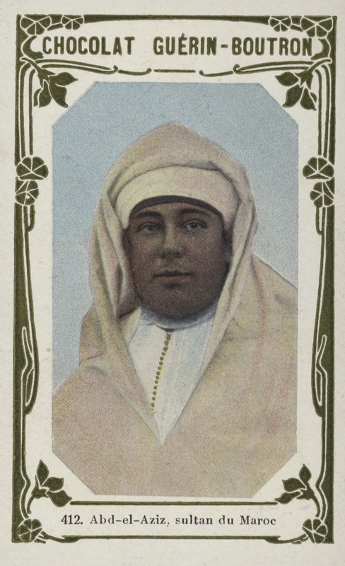 Abd-el-Aziz, Sultan van Marokko door French School