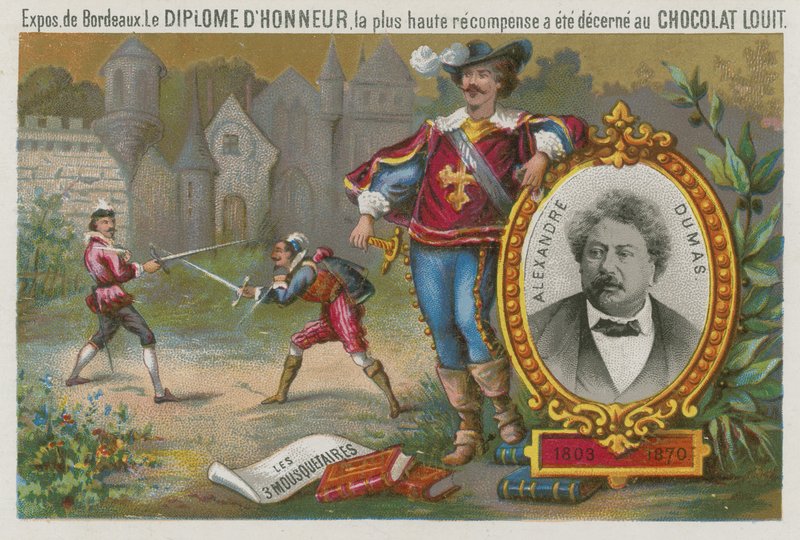 Alexandre Dumas (1803-1870) door French School