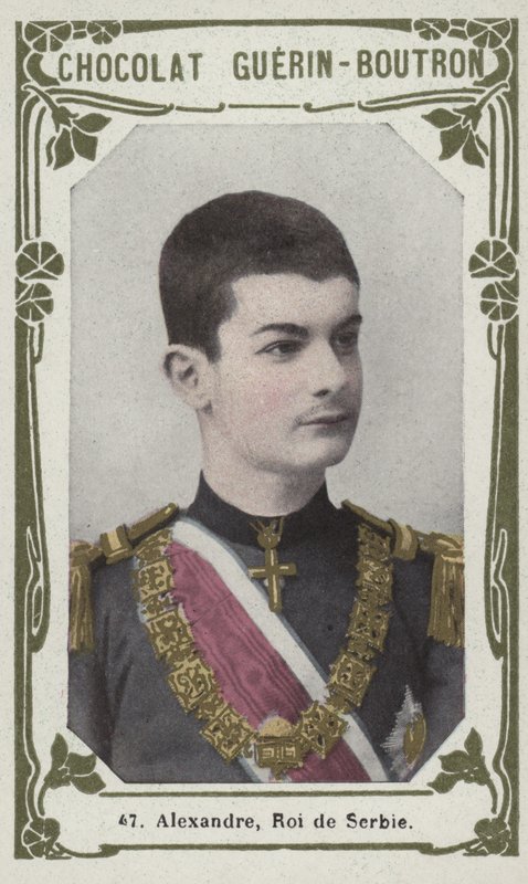 Alexander, Koning van Servië door French School