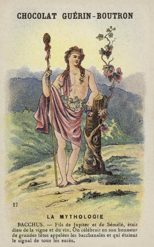 Bacchus door French School