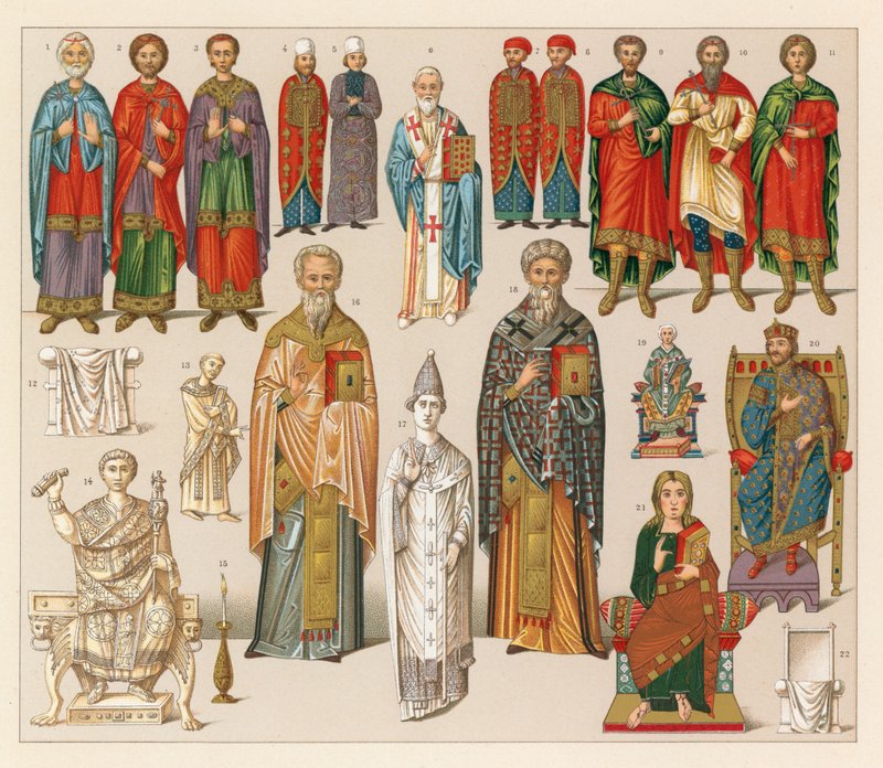 Byzantijns Kostuum door French School