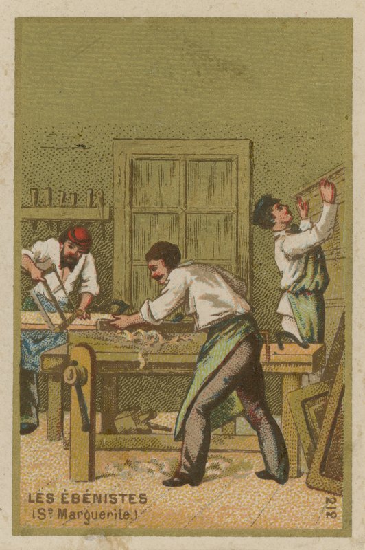 Meubelmakers (Se Marguerite) door French School