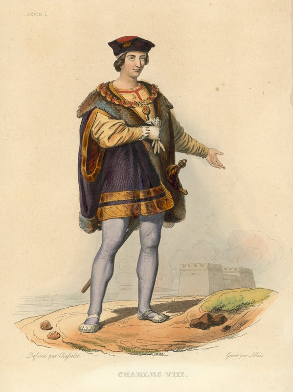 Karel VIII door French School