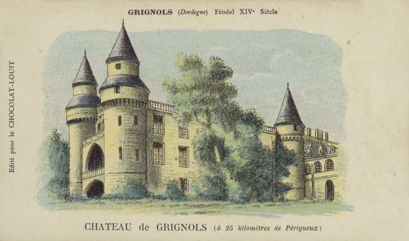 Kasteel van Grignols, Grignols, Dordogne door French School