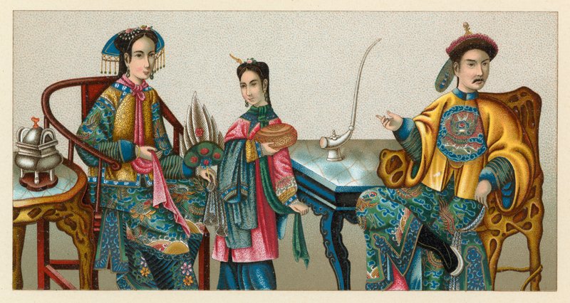 Chinese kleding door French School