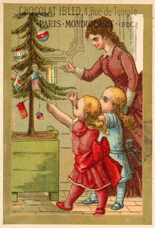 Kerstscène door French School