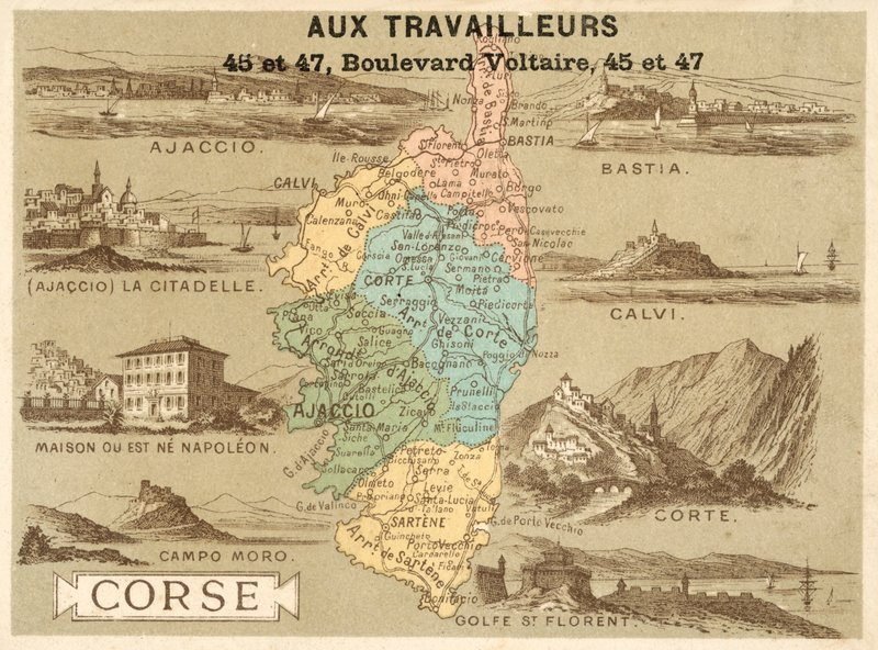 Corsica door French School