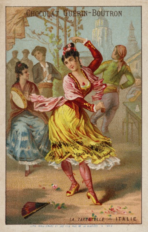 De tarantella dansen, Italië door French School