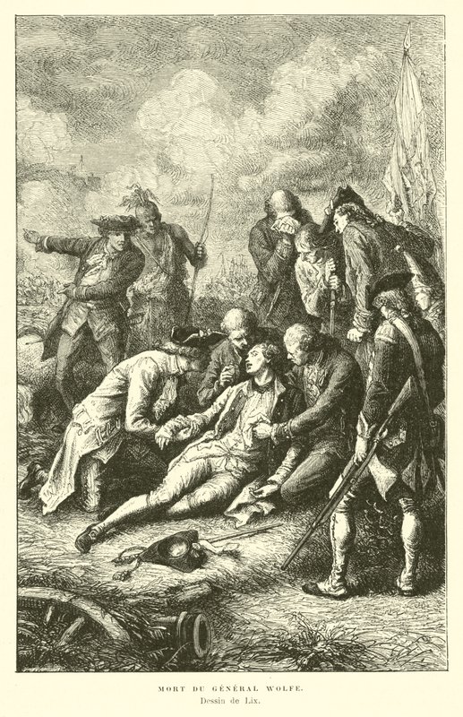 Dood van Generaal Wolfe, 1759 door French School