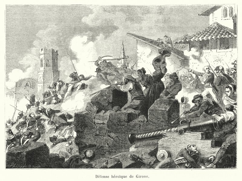Heroïsche verdediging van Girona door French School