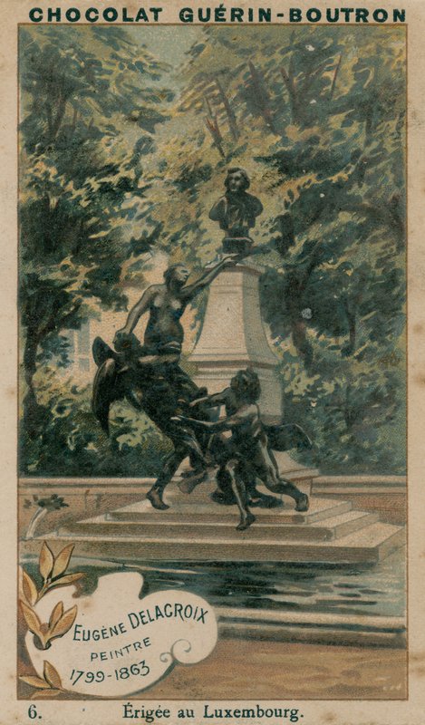 Eugène Delacroix, Schilder, 1799-1863, Opgericht in Luxemburg door French School