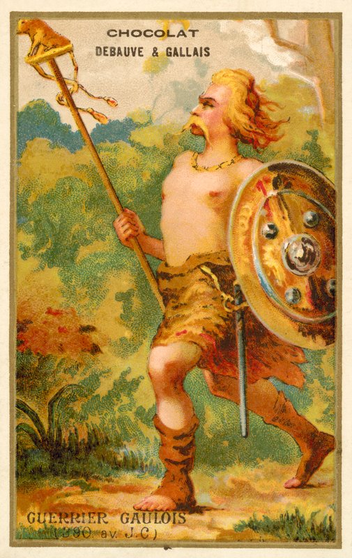 Gallische krijger, 390 v.Chr. door French School