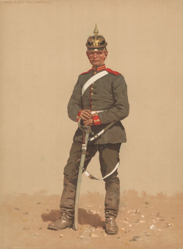 Garde Dragon, Regt, Wachtanzug door French School