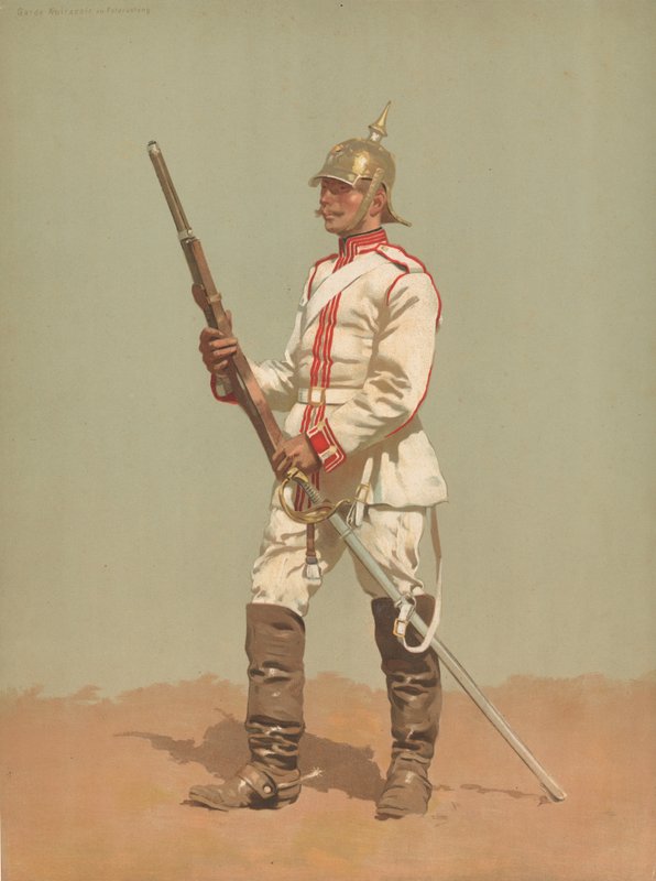 Garde Kuirassir in Feldrustung door French School