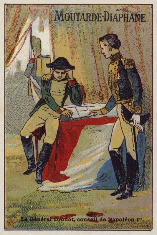 Generaal Drouot adviseert Napoleon door French School
