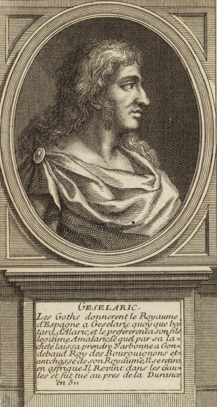 Geselaric door French School
