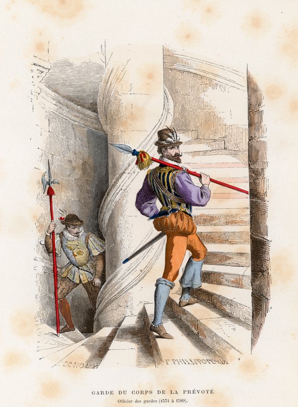 Wacht, 1574-1589 door French School