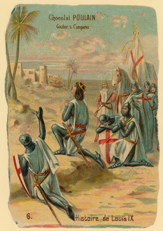 Geschiedenis van Lodewijk IX door French School