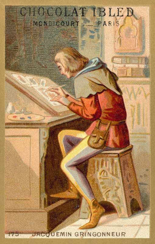 Jacquemin Gringonneur, Franse schilder (chromolitho) door French School