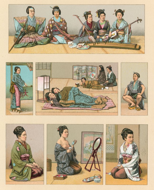 Japans kostuum door French School