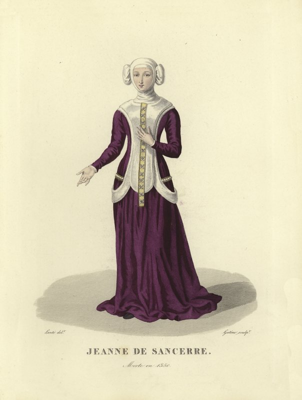 Jeanne de Sancerre door French School
