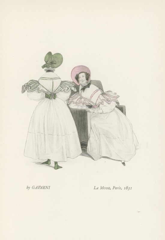 La Mode, Parijs, 1831 door French School