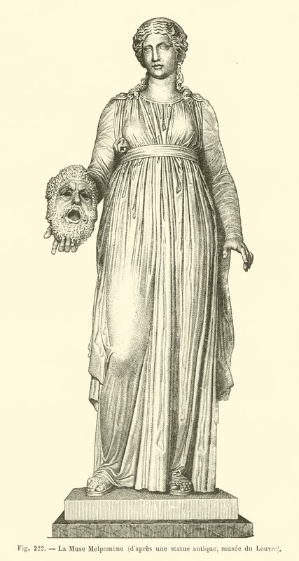 De Muze Melpomene door French School