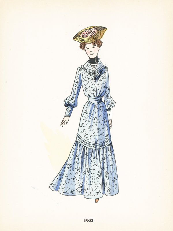 Damesmode, 1902 door French School