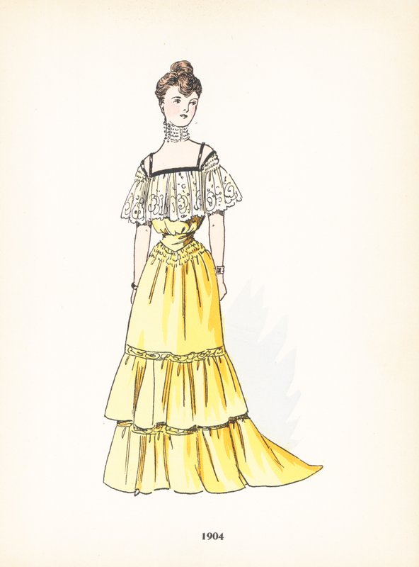 Damesmode, 1904 door French School