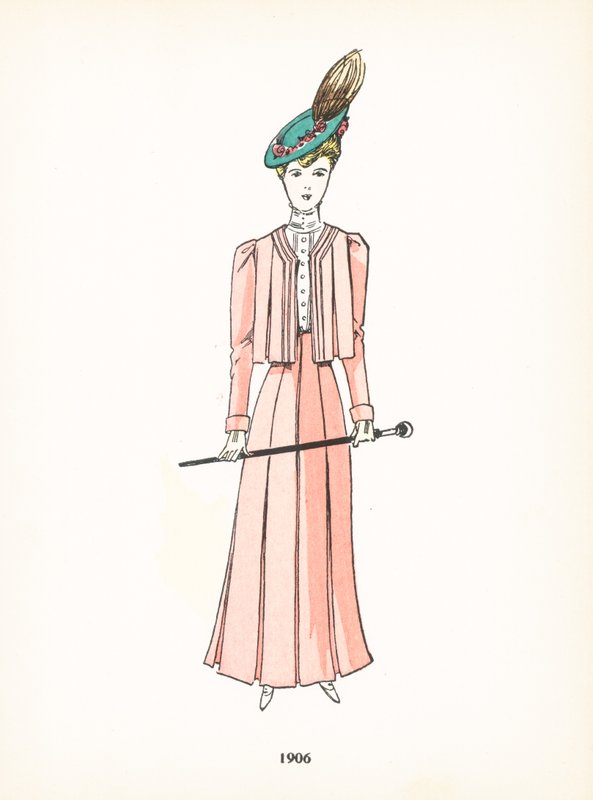 Damesmode, 1906 door French School