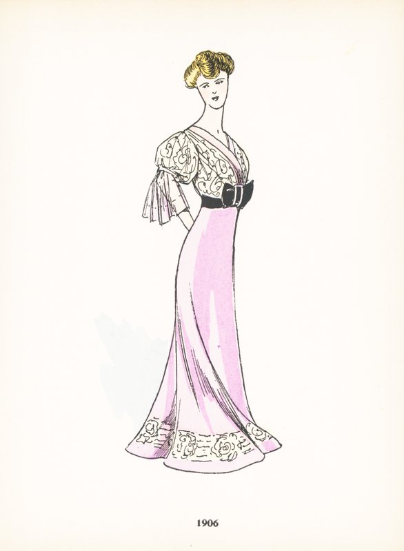 Damesmode, 1906 door French School
