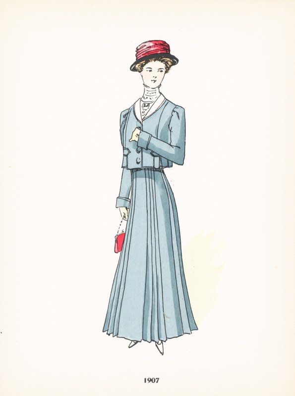 Damesmode, 1907 door French School