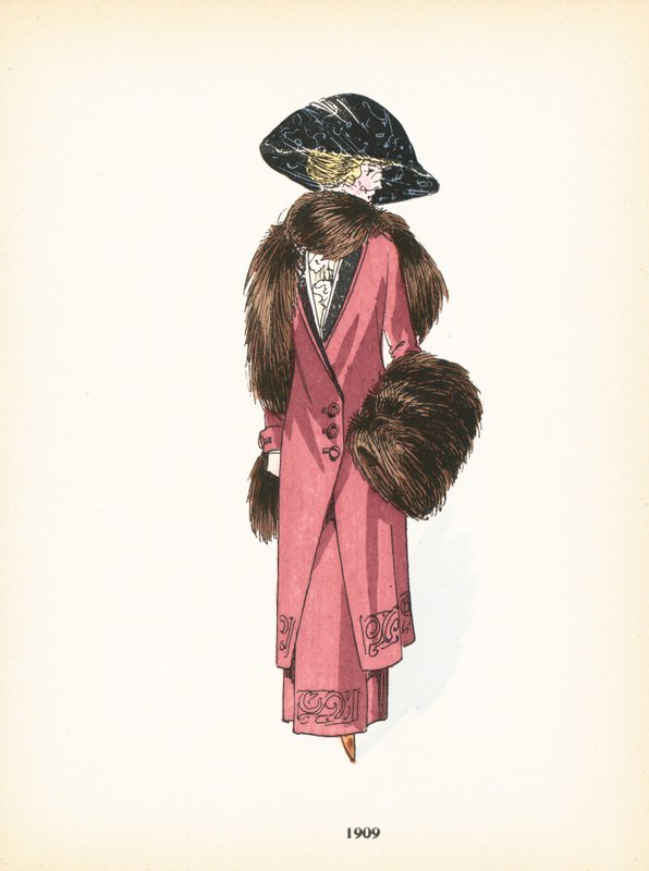 Damesmode, 1909 door French School
