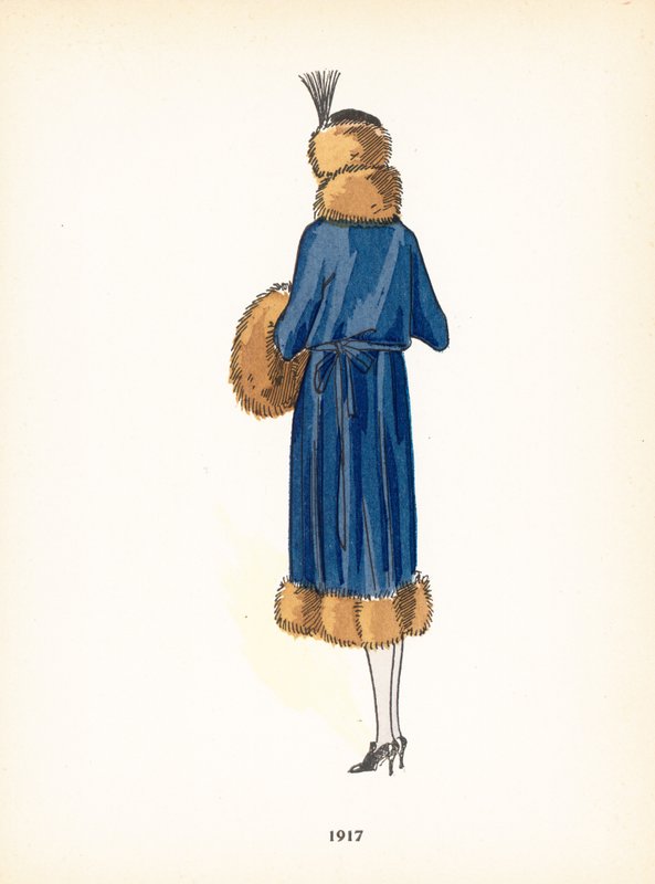 Damesmode, 1917 door French School