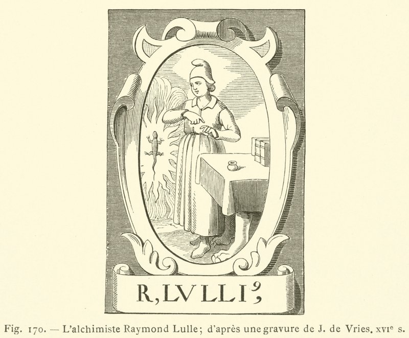 De alchemist Raymond Lulle door French School