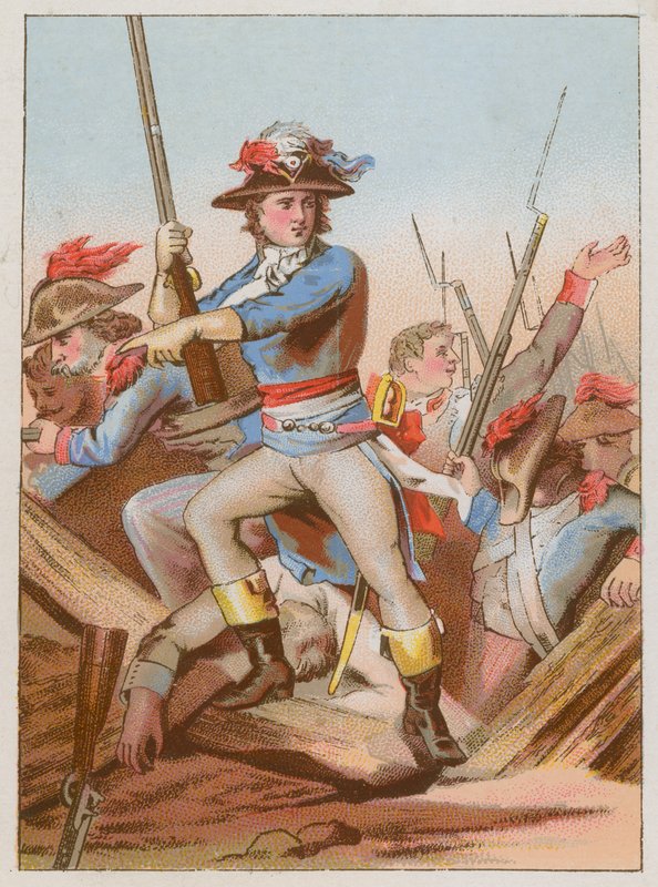 Lazare Carnot in de revolutionaire oorlogen door French School