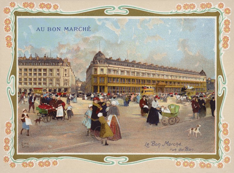 Le Bon Marché, rue du Bac, Parijs door French School