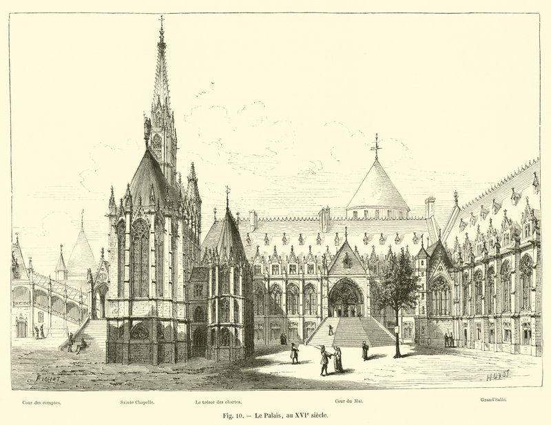 Het Paleis in de 16e eeuw door French School