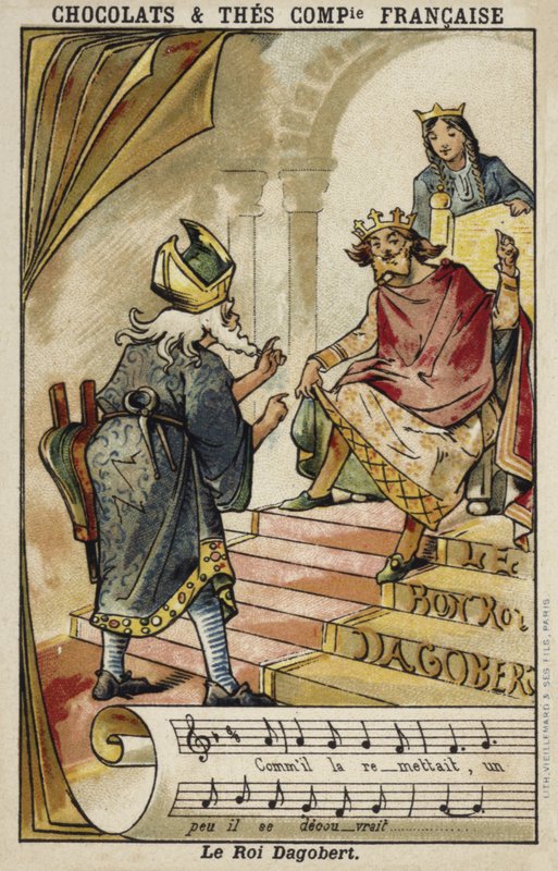 Le bon roi Dagobert, Frans lied door French School