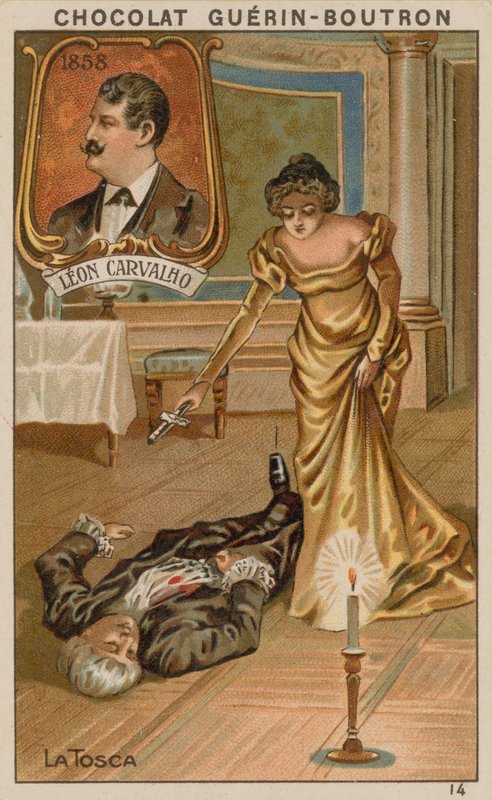 Leon Carvalho, La Tosca door French School
