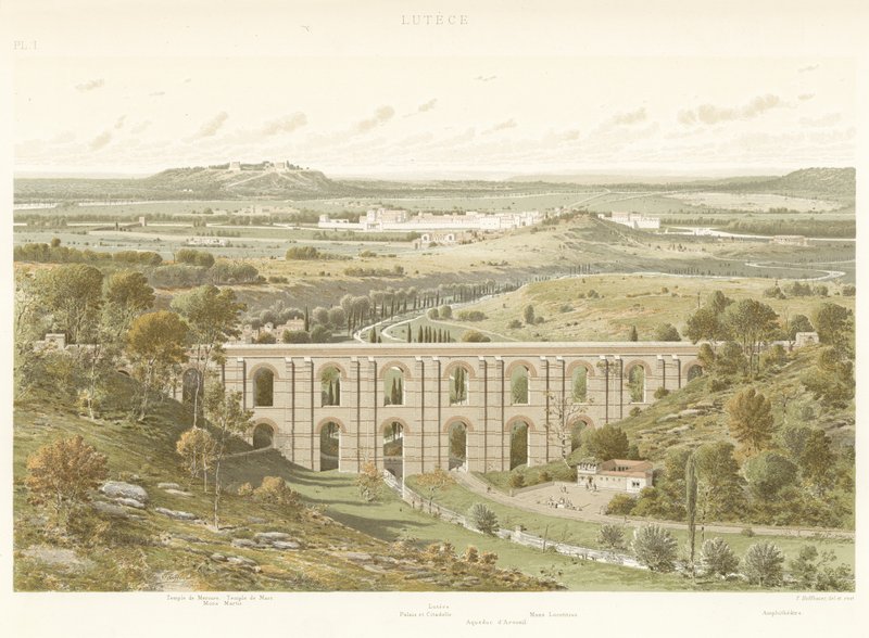 Lutetia door French School