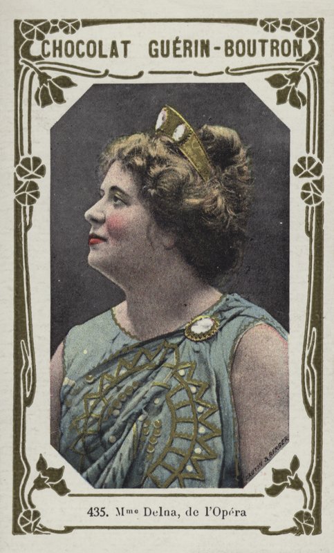 Mevrouw Delna, van de Opera door French School