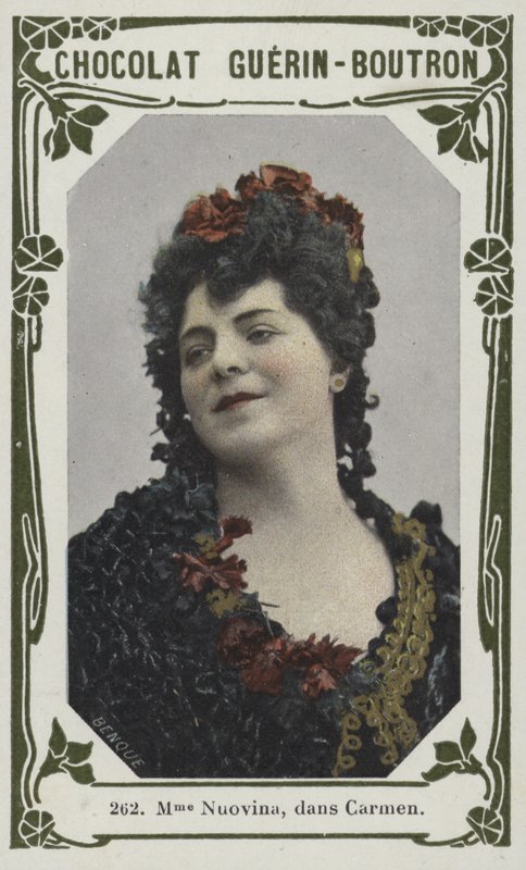 Mevrouw Nuovina, in Carmen door French School