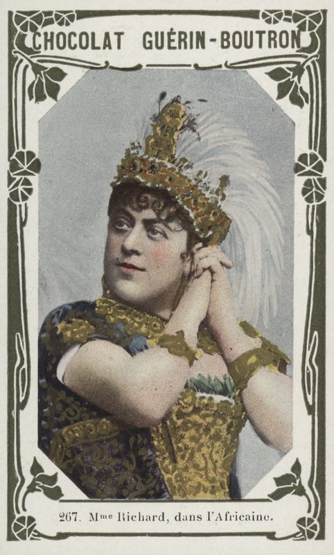 Mevrouw Richard, in L