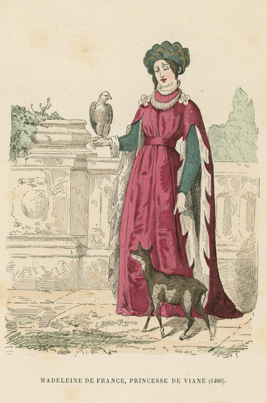 Madeleine van Frankrijk, prinses van Viana door French School