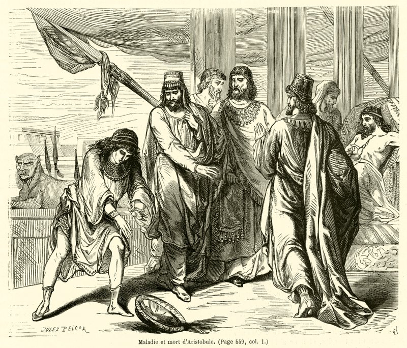 Ziekte en dood van Aristobulus door French School