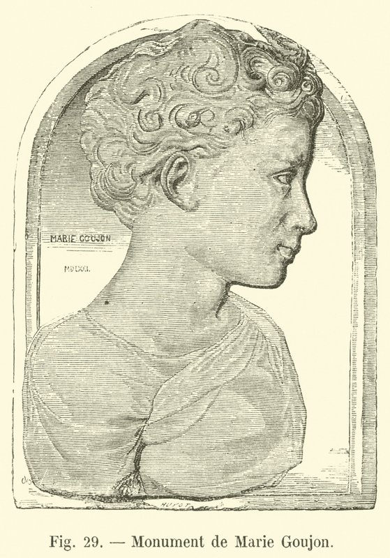 Monument van Marie Goujon door French School