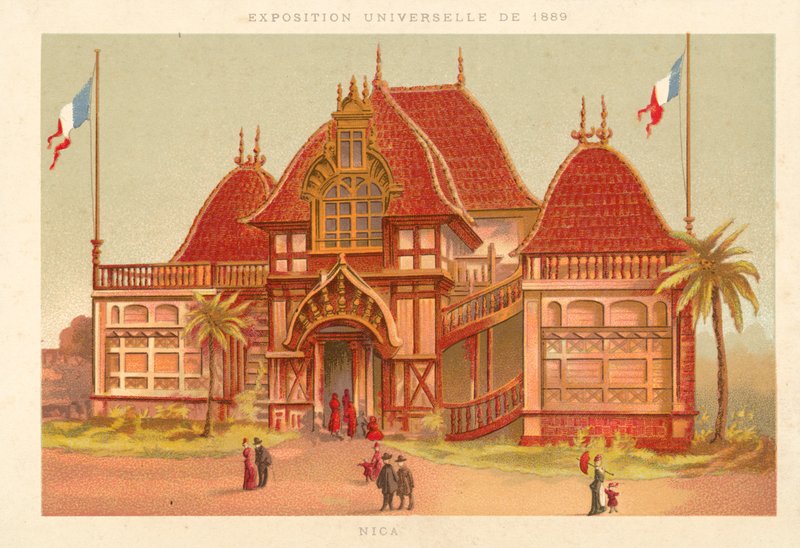 Nica, Exposition Universelle 1889, Parijs door French School